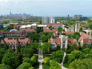 Campus drone photo