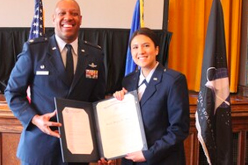 afrotc student awarded