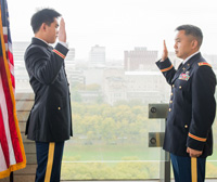 image of ROTC oath