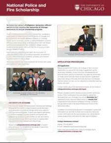 UChicago National Police and Fire Fighter Scholarship