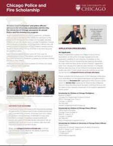 UChicago Police and Fire Scholarship
