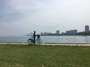 Biking along the Chicago Lakefront