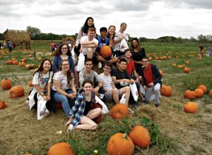 Cathey House at the apple orchard's pumpkin patch