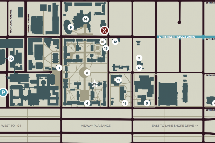 university of chicago campus map The University Of Chicago university of chicago campus map